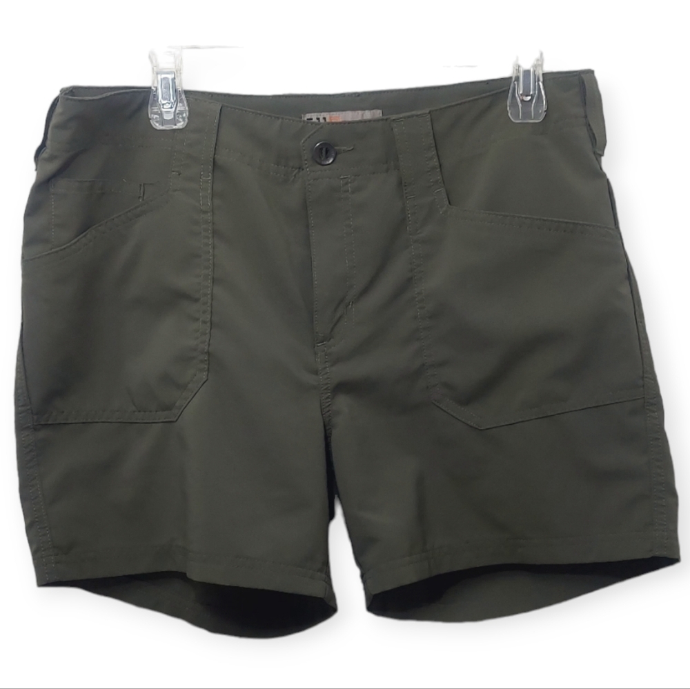 5.11 Tactical Women's Shorts Size 10 Green Layla Snag Resistant